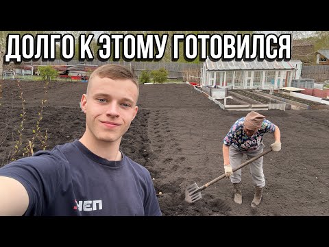 Видео: Посадили картошку,бабушка сломала нос и рёбра