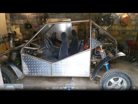 Видео: БАГГИ из ВАЗ 2109. Часть 8. Обшивка, крылья.