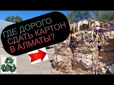 Видео: ГДЕ ДОРОГО СДАТЬ КАРТОН В Г.АЛМАТЫ КАЗАХСТАН!