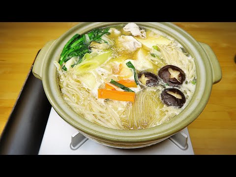 Видео: Японское набэ - рецепт. Японская кухня в Токио.