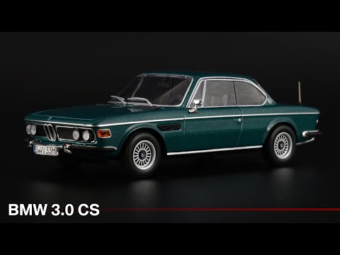 Видео: BMW 3.0 CS 1971 /// Minichamps /// Масштабные модели немецких автомобилей 1:43 /// BMW E9 Tundragrün
