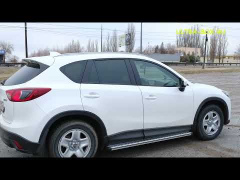 Видео: Установка интегрированных рейлингов на Mazda CX5 1gen.