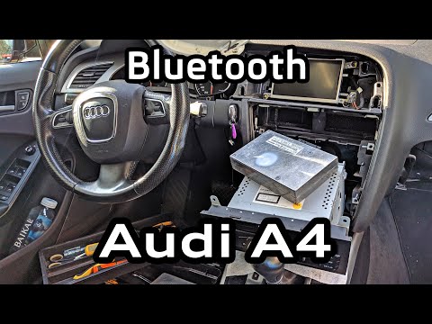 Видео: Установка bluetooth Audi Concert A4 A5 Q5 штатная оригинальная громкая связь