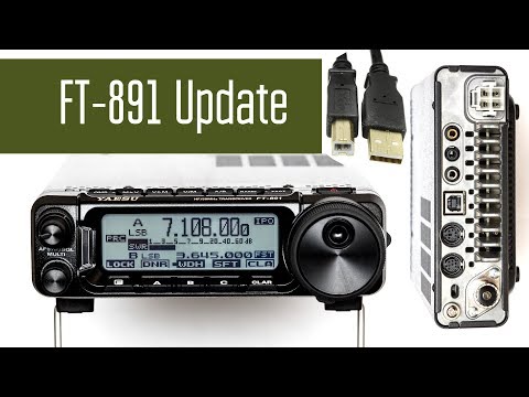Видео: Yaesu FT-891 Обновление программы (Update).
