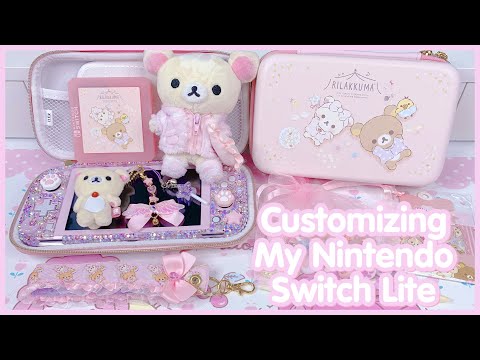 Видео: Индивидуальный макияж для Nintendo Switch Lite Kawaii