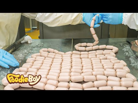 Видео: Корейские сосиски завоевали 7 золотых медалей в Германии! Завод чистых колбас