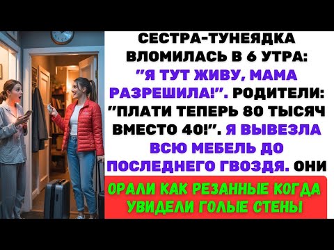 Видео: Сестра ворвалась в 6 утра: «Я тут живу, мама разрешила!» — но мой ответ заставил их кричать!