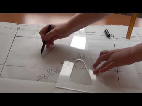 Видео: Разработка лекала платья из трикотажного полотна