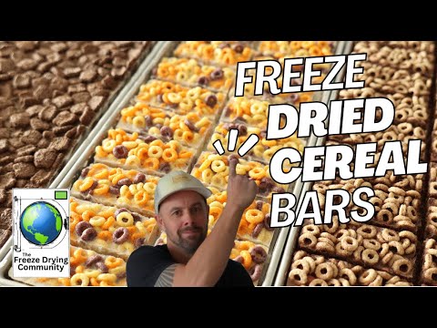 Видео: Откройте для себя непревзойденный хруст: сублимированные зерновые батончики! #freezedriedcerealbars