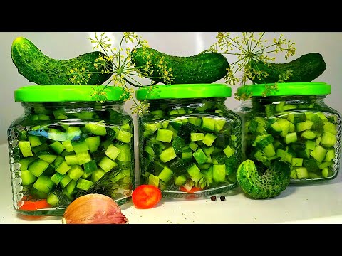 Видео: 🥒🥒ОБЯЗАТЕЛЬНО ДЕЛАЮ КАЖДЫЙ ГОД ТАКИЕ ОГУРЦЫ ВЫРУЧАЙКА НА ЗИМУ ДЛЯ САЛАТОВ!