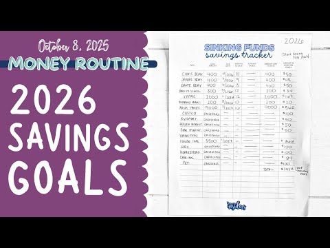 Видео: Денежная рутина | Цели сбережений на 2026 год