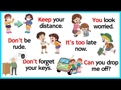 Видео: 100 распространённых предложений английского языка для ежедневного использования | Вопросы и отве...