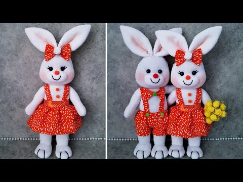 Видео: 😍 ЭТО БЫЛО ТАК МИЛОЕ/🧡 Сделать зайку в платье из носков