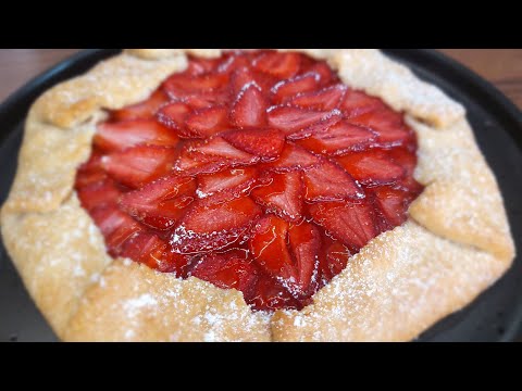 Видео: Нереально вкусный пирог - ГАЛЕТА С КЛУБНИКОЙ ✧ РЕЦЕПТ Вкусного и Быстрого Пирога с ягодами