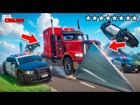 Видео: УГНАЛ ОГРОМНЫЙ ТАРАН У КОПОВ В ГТА 5 ОНЛАЙН! АВТОУГОНЩИК ПРОТИВ КОПОВ | УГНАЛ БОЕВЫЕ ГРУЗОВИКИ
