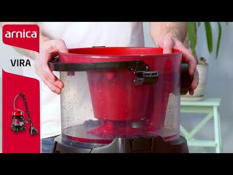 Видео: Моющий пылесос Arnica Vira