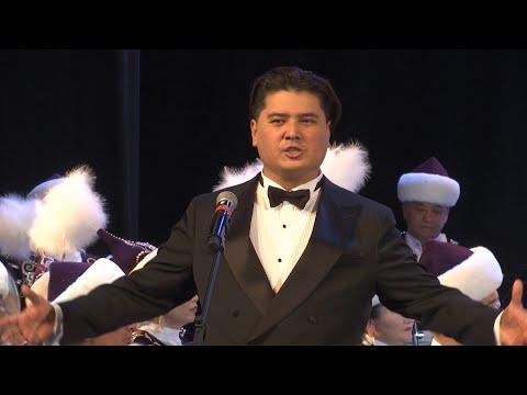 Видео: "Айтыс Биржана и Сары" - дирижер Али Алпысбаев, исп. Меир Байнеш, Асем Сембина