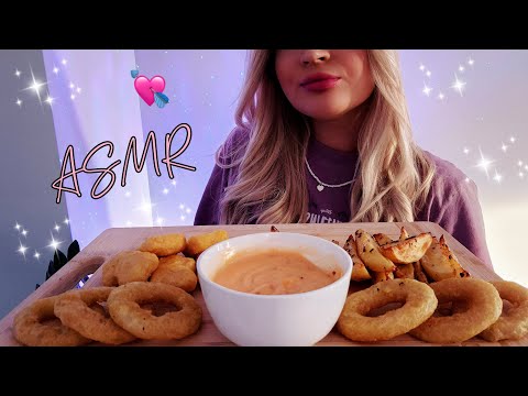 Видео: ASMR chicken nuggets ant fries / АСМР картошка и наггетсы 😍🍟🦑