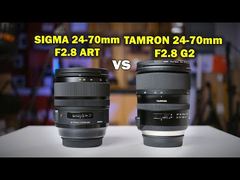 Видео: Обзор Sigma 24-70mm f/2,8 ART vs Tamron SP 24-70mm f/2,8 G2