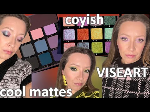 Видео: VISEART COYISH и COOL MATTES Обзор, все оттенки на глазах/ Marigudik