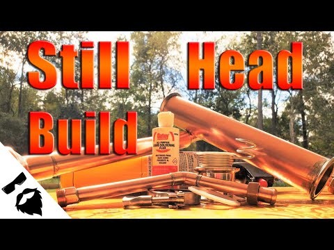 Видео: Сделайте простую модульную головку перегонного куба + Как припаять медь к нержавеющей стали.