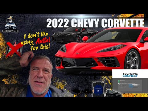 Видео: Бесконтактный ключ Chevy Corvette 2022 года, запрограммированный с помощью дилерского программног...