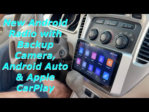 Видео: Как установить Android-магнитолу с камерой заднего вида Apple CarPlay Android Auto на Toyota High...