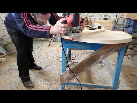Видео: На зависть всем .Изготовление резного стола. Резьба по дереву.