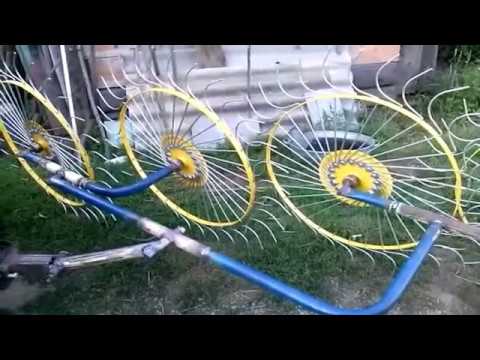 Видео: Грабли-сеноворошилки. Модернизация. 1 часть.