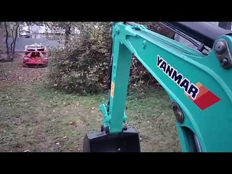 Видео: Японский экскаватор Yanmar SV13