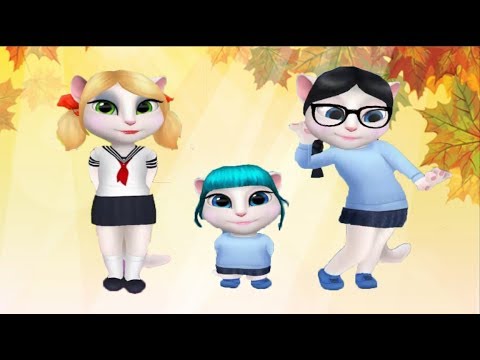 Видео: МОЯ ГОВОРЯЩАЯ АНДЖЕЛА Две сестры Обновление Снова в школу