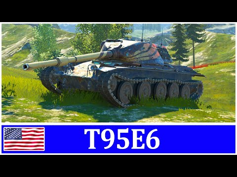 Видео: T95E6. Фарм. Пабгер в Tanks Blitz
