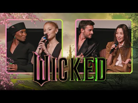 Видео: Синтия Эриво и Ариана Гранде WICKED: вопросы и ответы с актерами и съемочной группой (полное инте...