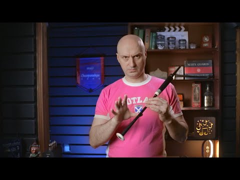 Видео: Уроки игры на шотландской волынке. #2 Гамма