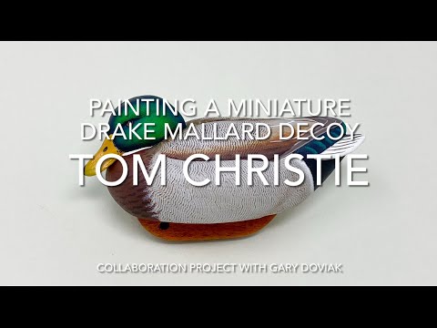 Видео: Раскрашивание миниатюрной приманки для селезня кряквы