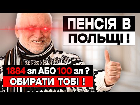 Видео: Потрібна ПЕНСІЯ в ПОЛЬЩІ? Дивись це відео ОБОВ'ЯЗКОВО!