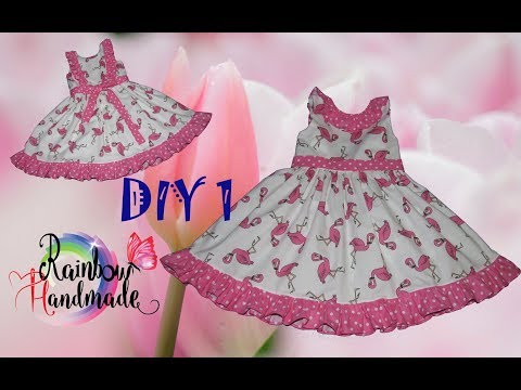 Видео: DIY 1: Платье с оборками и открытой спинкой/Dress with ruffles and open back