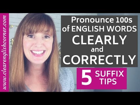Видео: Правильно произносите английские слова: 5 распространённых суффиксов