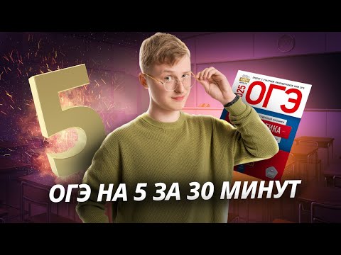 Видео: Решаю ОГЭ по информатике на 5 за 30 минут | Умскул