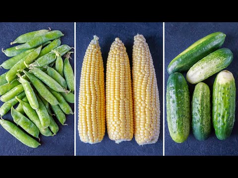 Видео: Как Заморозить КУКУРУЗУ, ОГУРЦЫ, ГОРОХ на ЗИМУ 🌽 Заморозка Овощей На Зиму 🥒 Как храню и замораживаю?