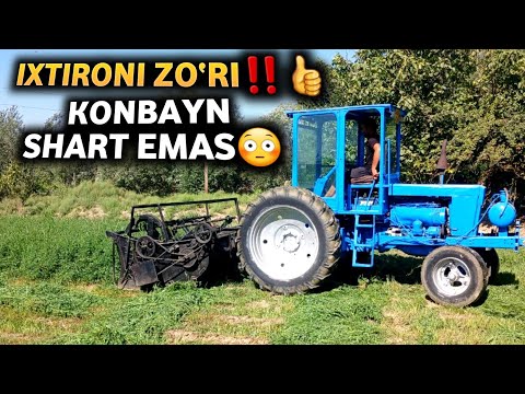 Видео: 📢МАНА МАХОРАТ👏 ЭНДИ КОМБАЙН ШАРТМАС‼️  БЕДА ЎРАДИГАН ТРАКТОР ЯСАЛИБДИ✅