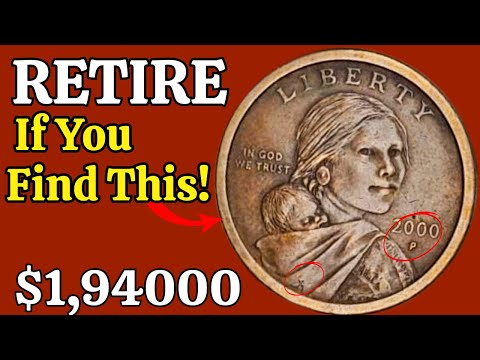 Видео: ВЫХОДИТЕ НА ПЕНСИЮ, если найдете эти редкие доллары Сакагавеи — ценные монеты, стоящие БОЛЬШИХ де...