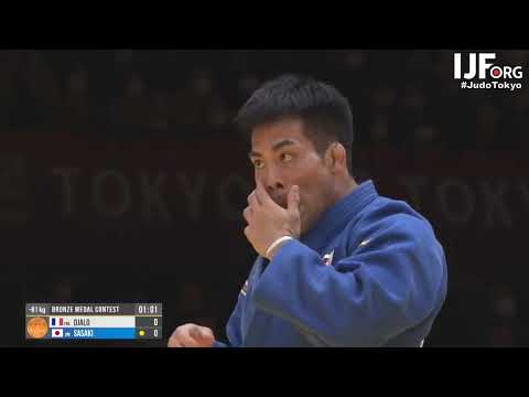 Видео: Альфа ДЖАЛО 🇨🇵 ⚔️ Такеши Сасаки 🇯🇵, бронзовая медаль в весовой категории до 81 кг. Большой шлем в...