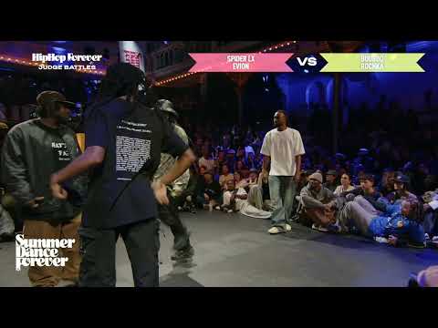 Видео: Spider LX и Evion против Bouboo и Rochka, судейская битва Hiphop Forever | Summer Dance Forever 2025