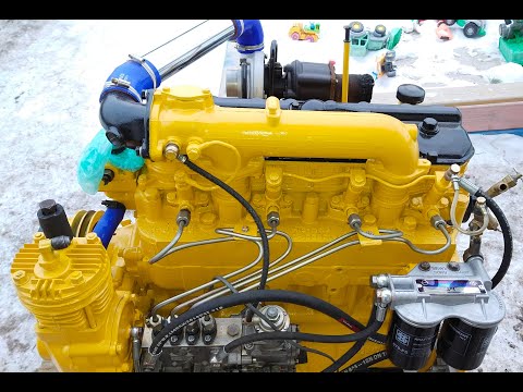 Видео: Первая серия. Как сделать из ММЗ Д245.9  - CATERPILLAR