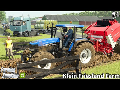 Видео: Работа на голландской ферме с использованием высококачественной техники и оборудования │Klein Fri...