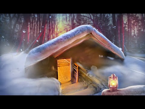 Видео: УСТАНОВИЛ ДВЕРЬ! ВЫЛОЖИЛ ПОЛ! СТРОЮ ОДИН ЗЕМЛЯНКУ - ДОБИРАЮСЬ ПО СУГРОБАМ