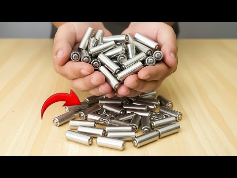 Видео: Миллионы людей не знают этот секрет😱!! Секрет использования разряженных батареек АА.