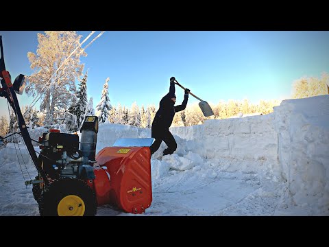 Видео: Snow Blowers Challenge - Расчистить подъезд к соседям