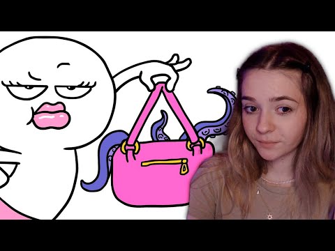 Видео: ЧТО В МОЕЙ СУМОЧКЕ ? Реакция Dobryak